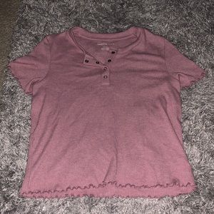 Cute pink american eagle top